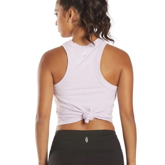NWT Free People Movement Ribbed Lavender Racerback Tank Top - Picture 5 of 9